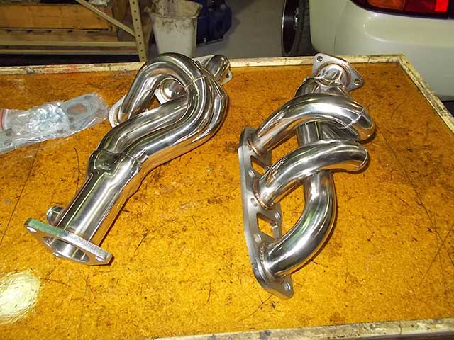 new stainless steel headers